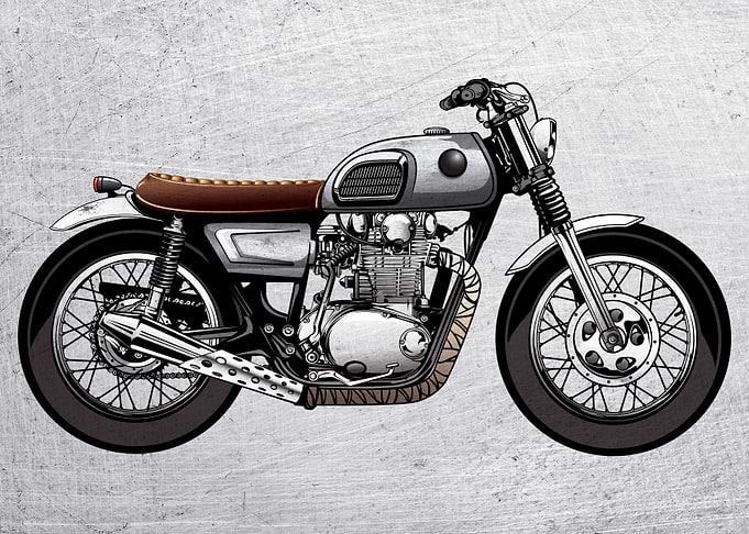 Motorbike Wall Poster 63