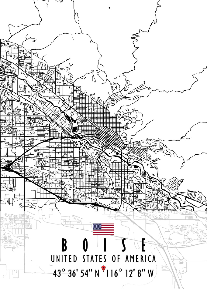 Boise Map USA