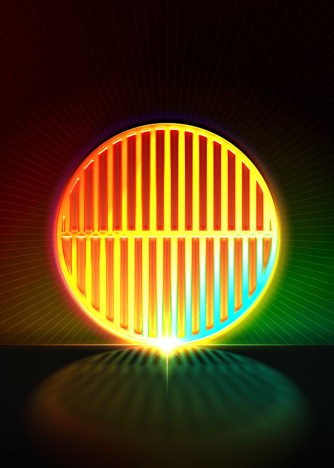 Neon Glyph Mandala Rune