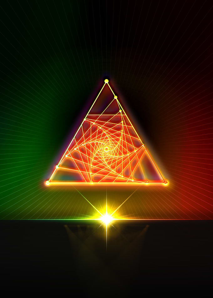 Neon Glyph Mandala Rune