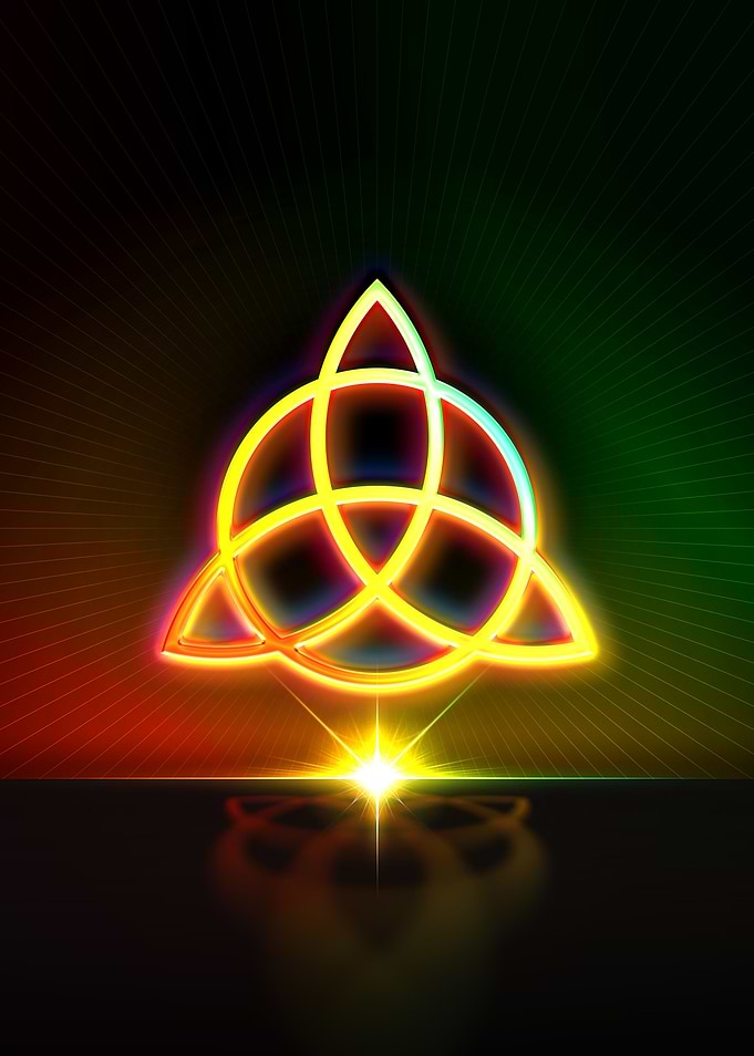 Neon Geometric Glyph Sigil