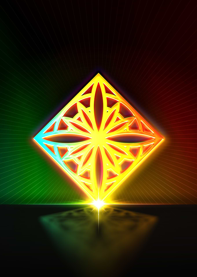 Rainbow Neon Magic Seal