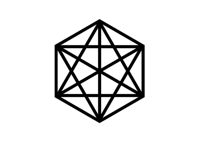 White Sacred Geometry Seal