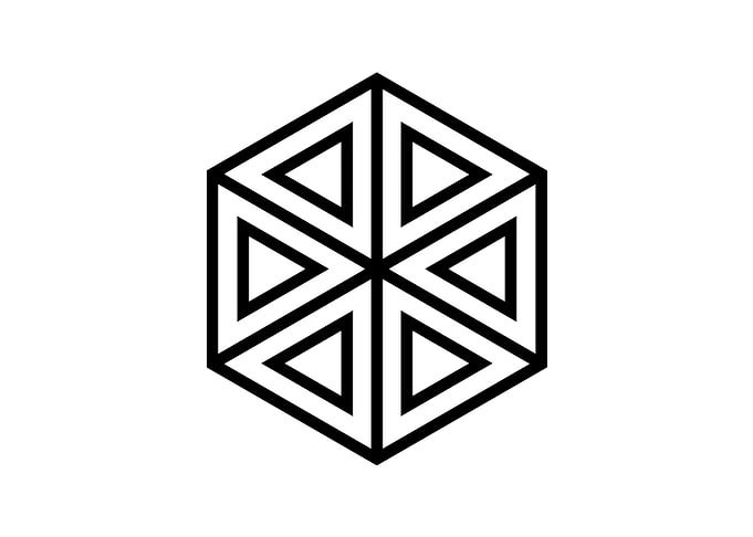 Black Sacred Geometry Rune