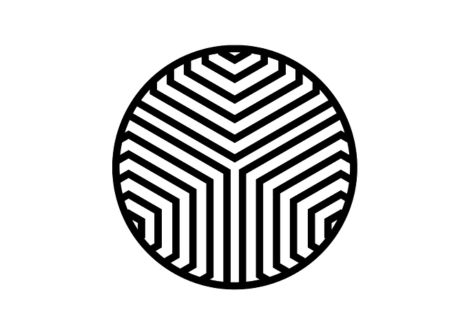 Black and White Glyph Rune