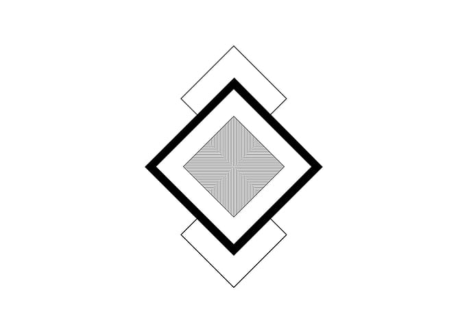 Black Sacred Geometry Rune
