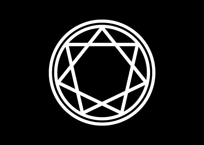 Black Geometric Glyph Rune