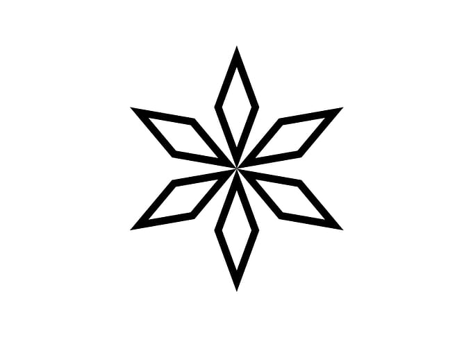 Black and White Glyph Rune