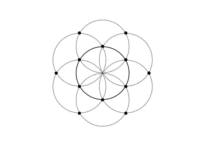 Black Sacred Geometry Rune