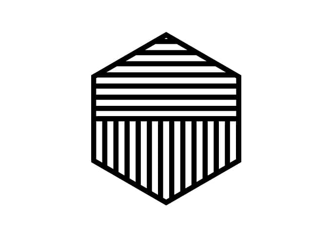 Black Geometric Glyph Rune