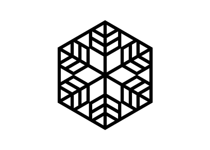 Black Sacred Geometry Rune