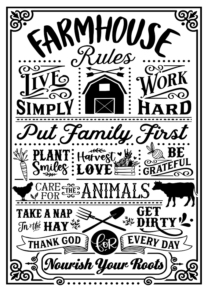 Farmhouse Rules White