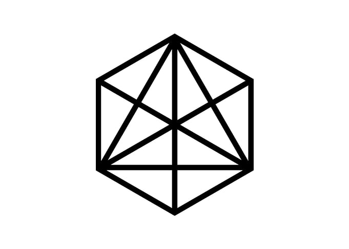 Black Sacred Geometry Rune