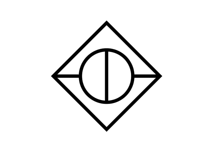 Black Geometric Glyph Rune