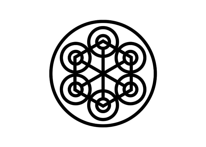 Black and White Glyph Rune