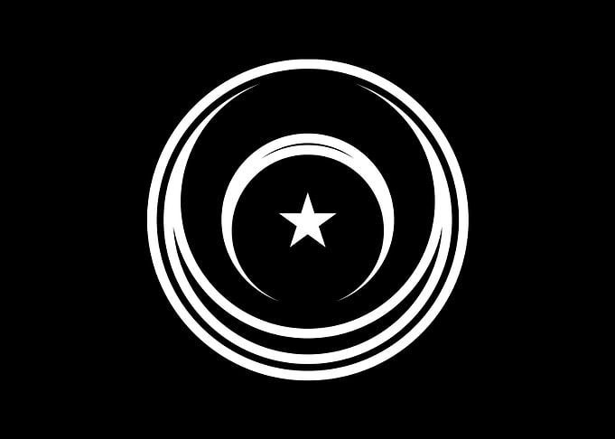 Black and White Glyph Rune