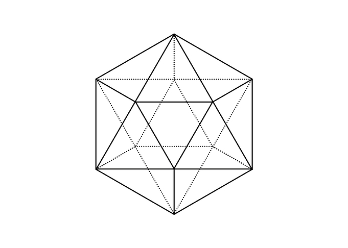 White Sacred Geometry Seal