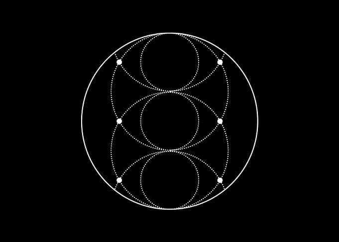 White Sacred Geometry Seal