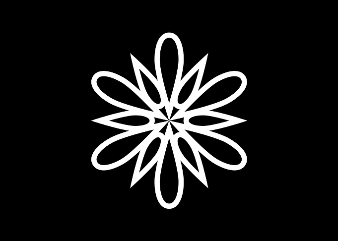 White Glyph Mandala Rune