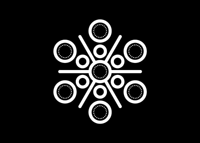 White Glyph Mandala Rune
