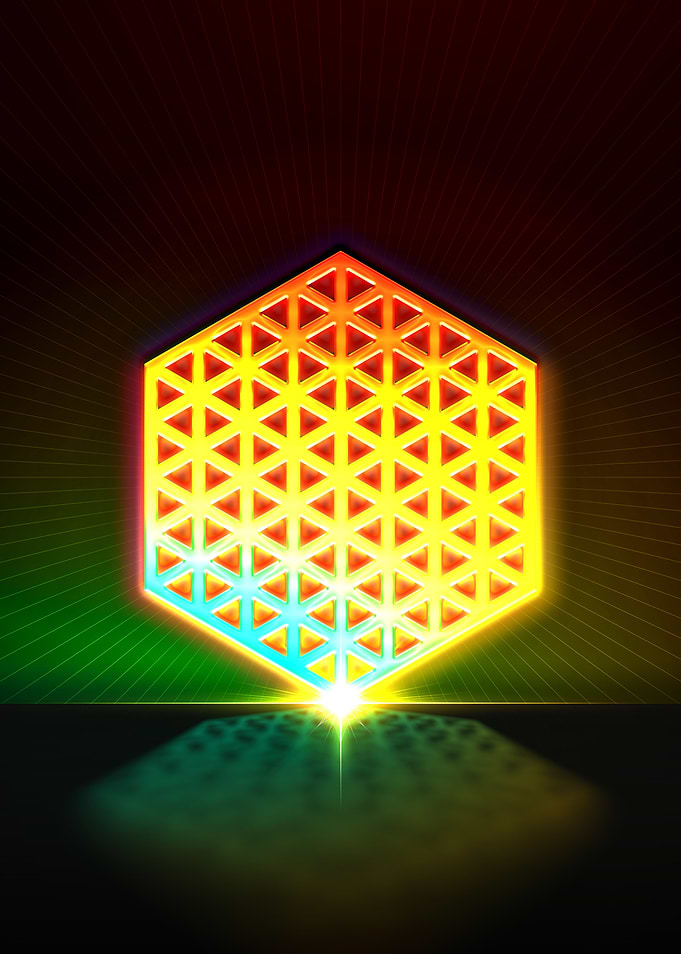 Neon Geometric Glyph Sigil