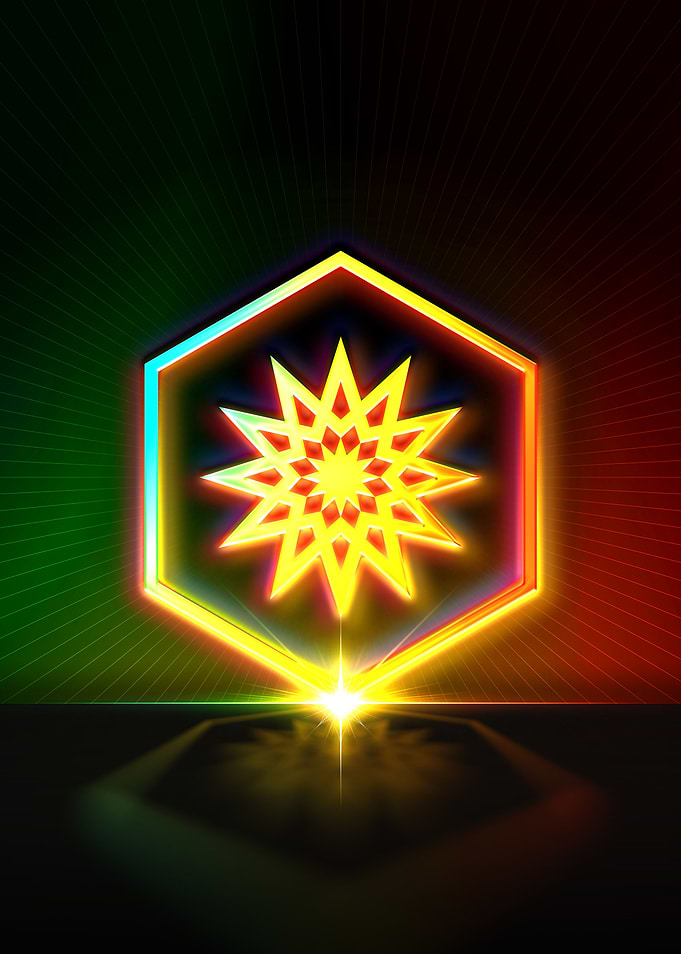 Rainbow Neon Magic Seal
