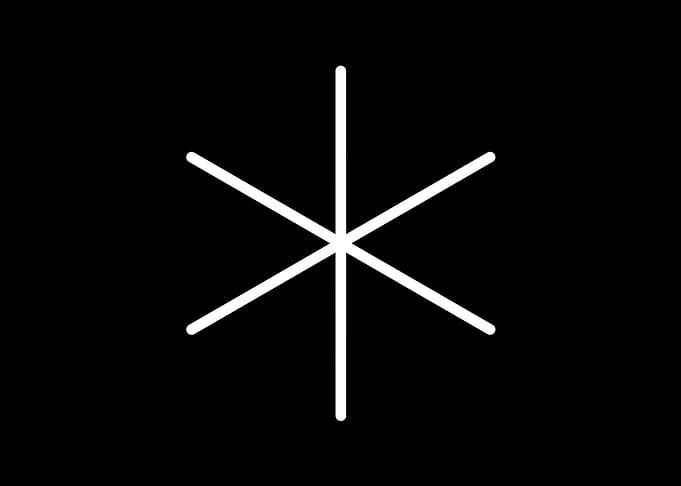 Black Glyph Mandala Rune