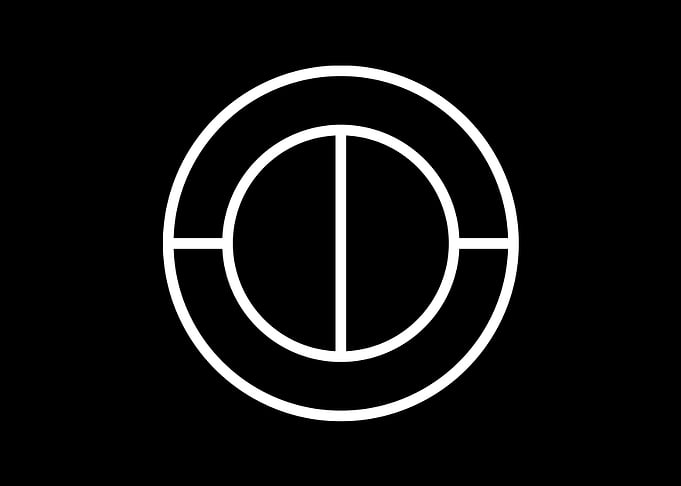 Black Geometric Glyph Rune