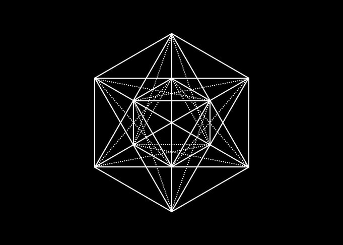 Black Sacred Geometry Rune