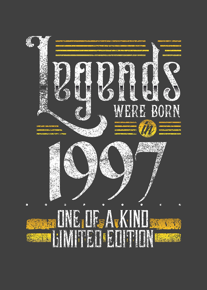Legends were born in 1997