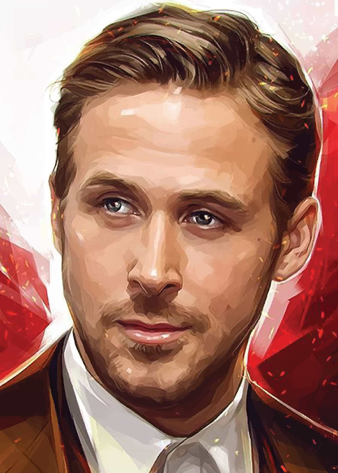 Ryan Gosling pop art