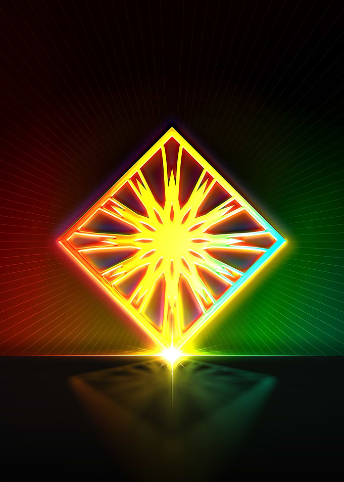 Neon Glyph Mandala Rune