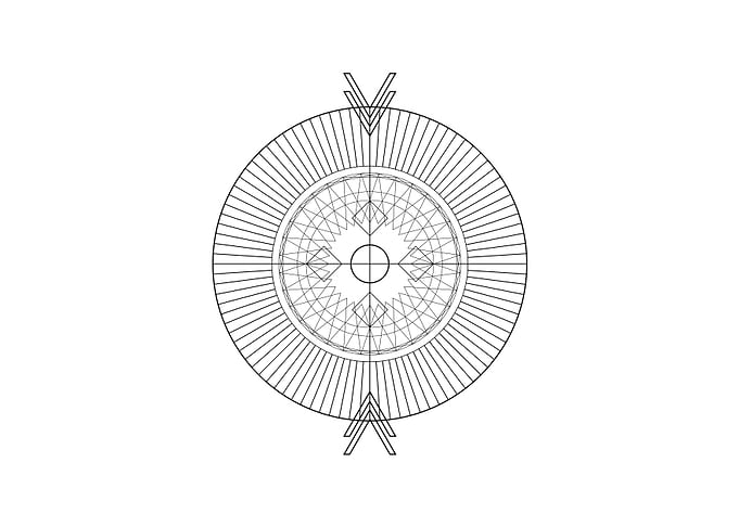 Minimalist Geometric Glyph