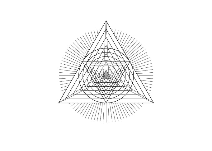Minimalist Geometric Glyph