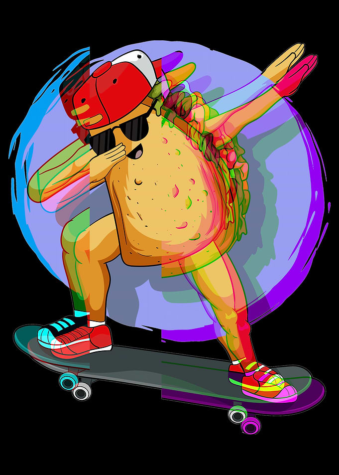 Funny Dabbing Skater