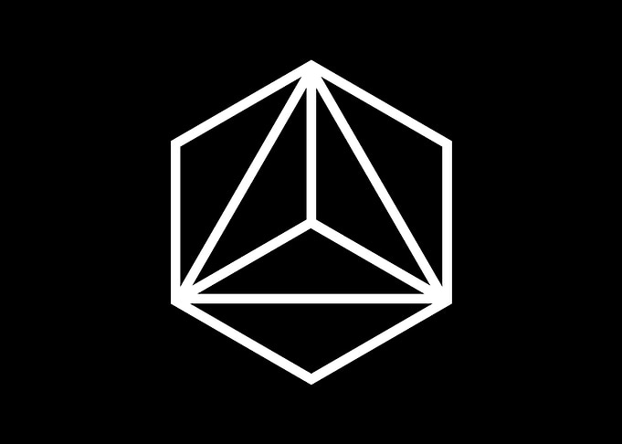 Black Geometric Glyph Rune