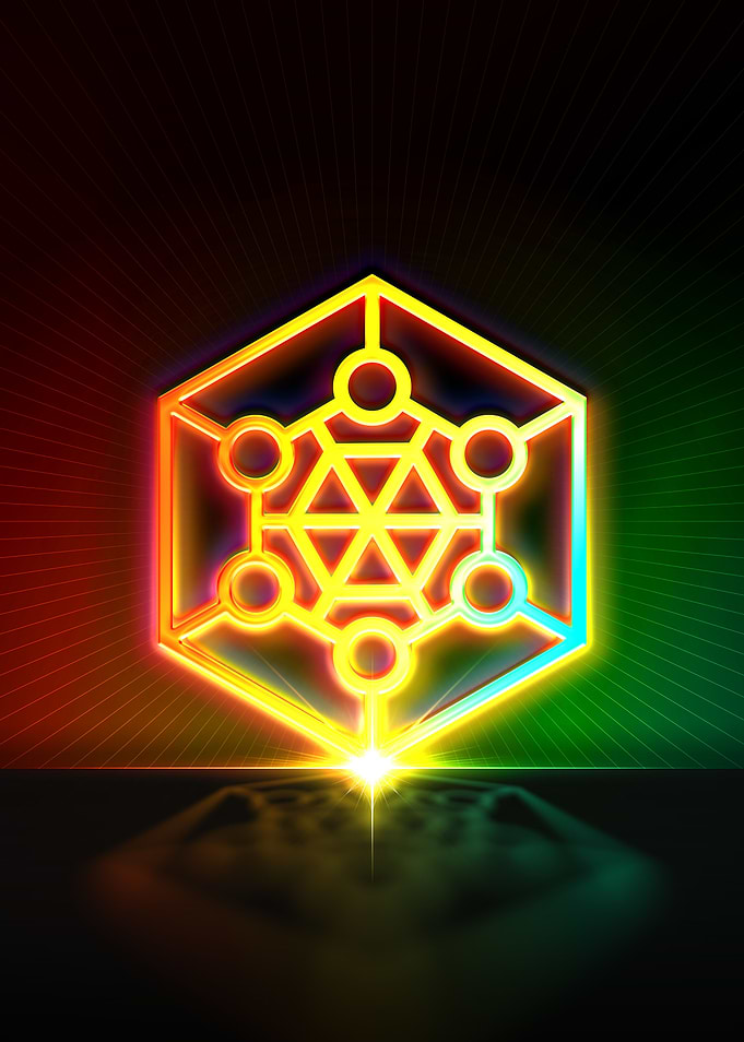 Rainbow Neon Magic Seal