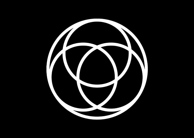 Black Geometric Glyph Rune