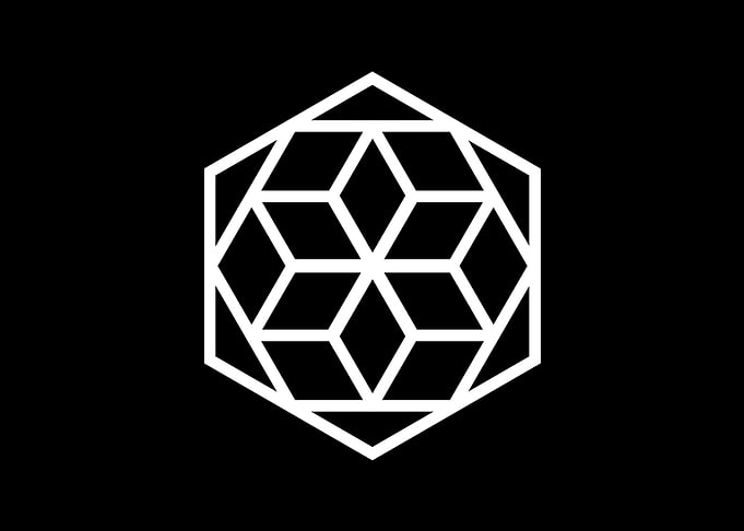 Black Geometric Glyph Rune
