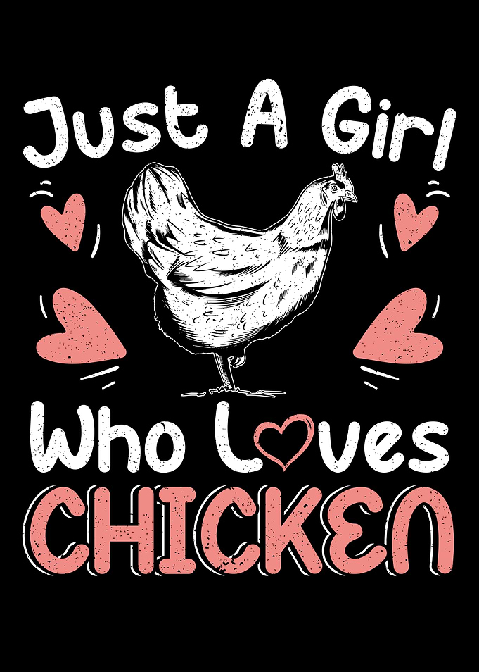 A Girl Who Loves Chickens