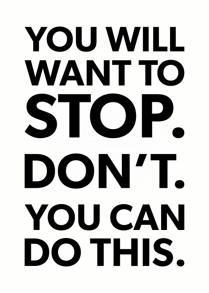 You Can Do This