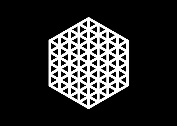 White Sacred Geometry Seal