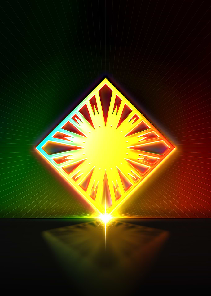 Neon Glyph Mandala Rune