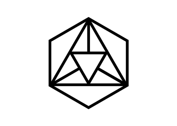 White Sacred Geometry Seal