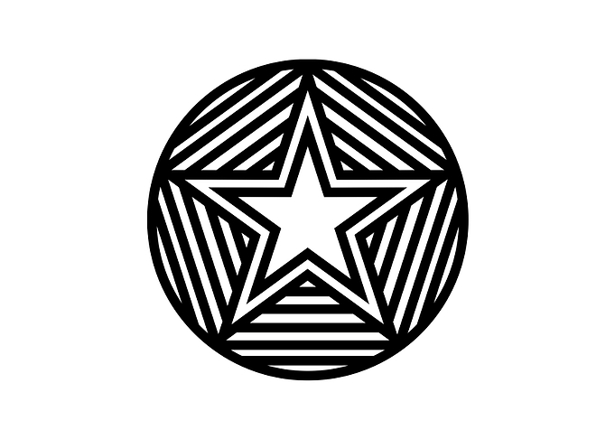 White Glyph Mandala Rune