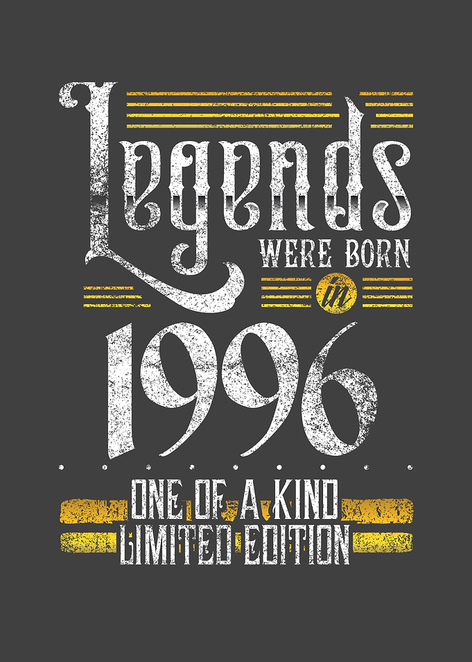 Legends were born in 1996