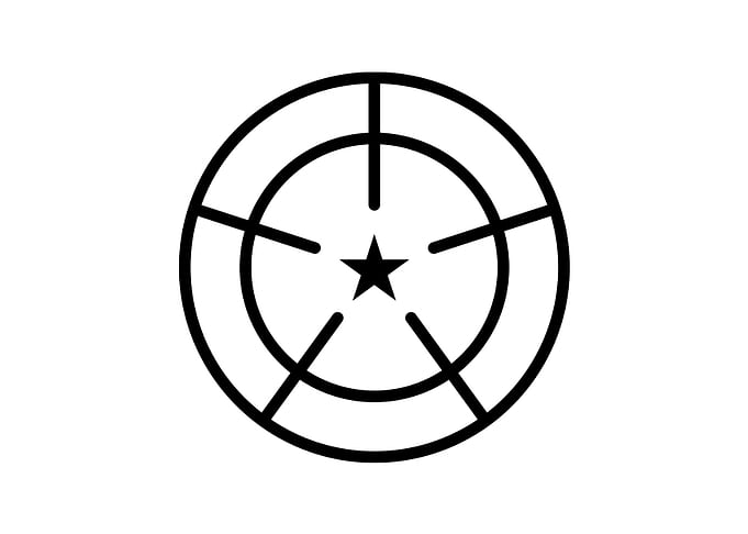 Black and White Glyph Rune