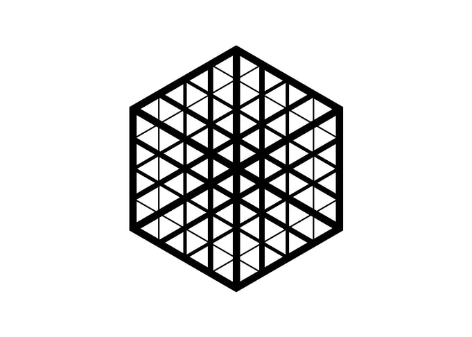 White Sacred Geometry Seal