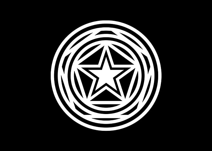 Black and White Glyph Rune
