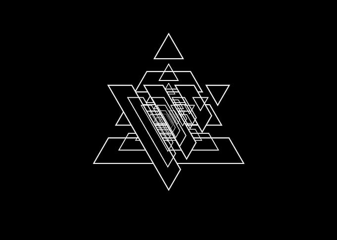 White Sacred Geometry Seal